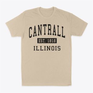 Cantrall Illinois Classic Established Classic Dad T-Shirt