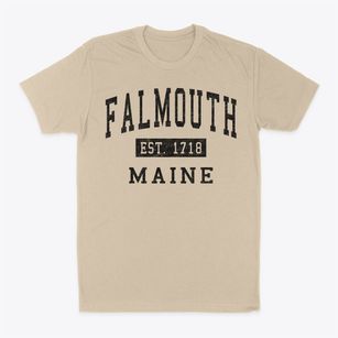Falmouth Maine Classic Established Classic Dad T-Shirt