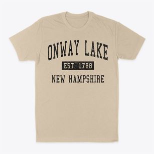 Onway Lake New Hampshire Classic Established Classic Dad T-Shirt