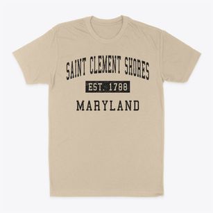 Saint Clement Shores Maryland Classic Established Classic Dad T-Shirt