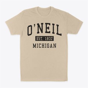 O'neil Michigan Classic Established Classic Dad T-Shirt