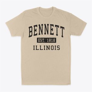 Bennett Illinois Classic Established Classic Dad T-Shirt