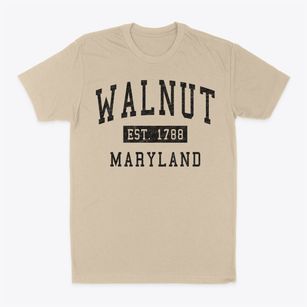 Walnut Maryland Classic Established Classic Dad T-Shirt