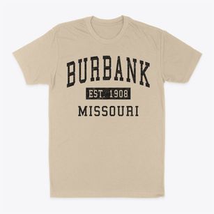 Burbank Missouri Classic Established Classic Dad T-Shirt