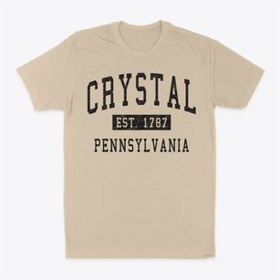Crystal Pennsylvania Classic Established Classic Dad T-Shirt