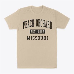 Peach Orchard Missouri Classic Established Classic Dad T-Shirt