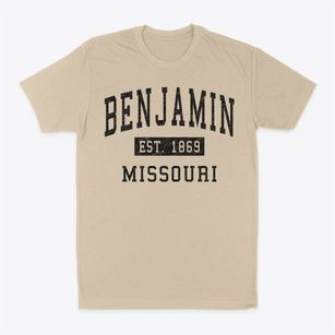 Benjamin Missouri Classic Established Classic Dad T-Shirt