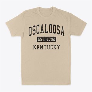 Oscaloosa Kentucky Classic Established Classic Dad T-Shirt
