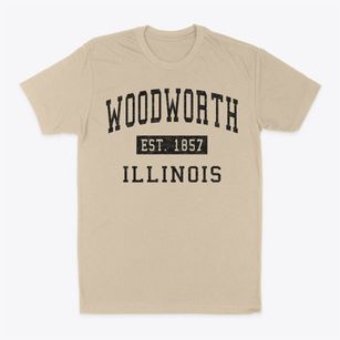 Woodworth Illinois Classic Established Classic Dad T-Shirt
