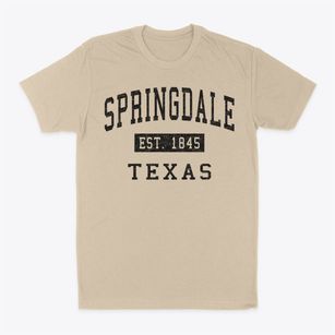 Springdale Texas Classic Established Classic Dad T-Shirt