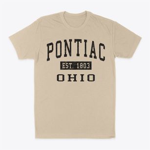 Pontiac Ohio Classic Established Classic Dad T-Shirt