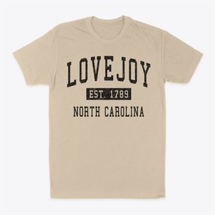 Lovejoy North Carolina Classic Established Classic Dad T-Shirt