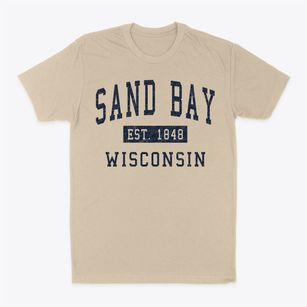 Sand Bay Wisconsin Classic Established Classic Dad T-Shirt
