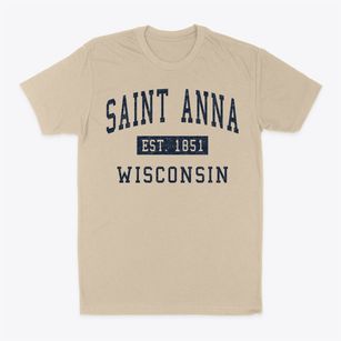 Saint Anna Wisconsin Classic Established Classic Dad T-Shirt