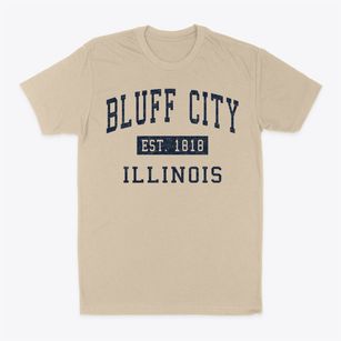 Bluff City Illinois Classic Established Classic Dad T-Shirt