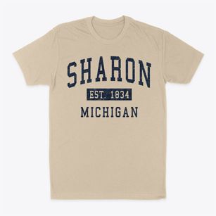 Sharon Michigan Classic Established Classic Dad T-Shirt
