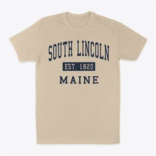 South Lincoln Maine Classic Established Classic Dad T-Shirt
