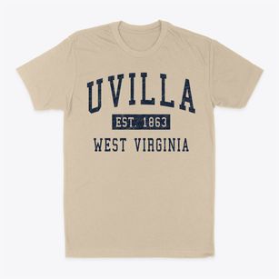 Uvilla West Virginia Classic Established Classic Dad T-Shirt