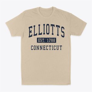 Elliotts Connecticut Classic Established Classic Dad T-Shirt