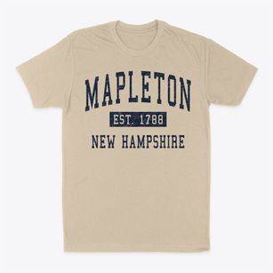Mapleton New Hampshire Classic Established Classic Dad T-Shirt