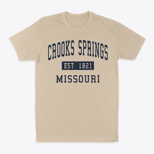 Crooks Springs Missouri Classic Established Classic Dad T-Shirt