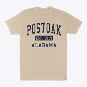 Postoak Alabama Classic Established Classic Dad T-Shirt