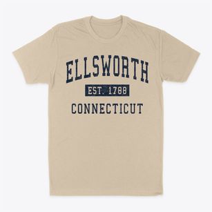 Ellsworth Connecticut Classic Established Classic Dad T-Shirt