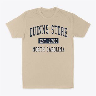 Quinns Store North Carolina Classic Established Classic Dad T-Shirt