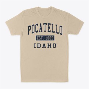 Pocatello Idaho Classic Established Classic Dad T-Shirt
