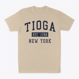 Tioga New York Classic Established Classic Dad T-Shirt