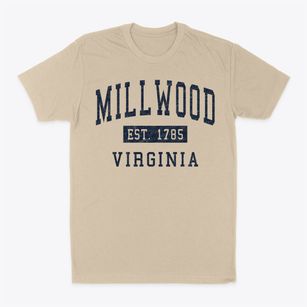 Millwood Virginia Classic Established Classic Dad T-Shirt