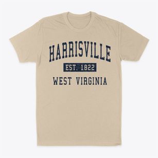 Harrisville West Virginia Classic Established Classic Dad T-Shirt