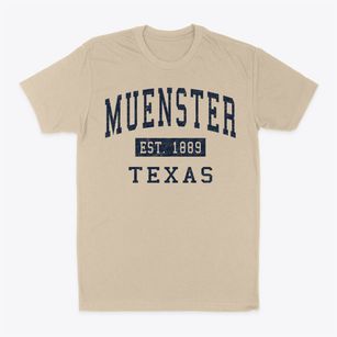 Muenster Texas Classic Established Classic Dad T-Shirt
