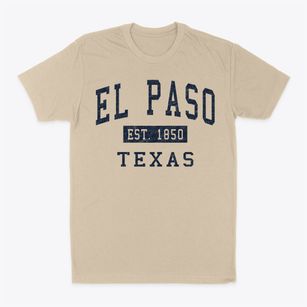 El Paso Texas Classic Established Classic Dad T-Shirt