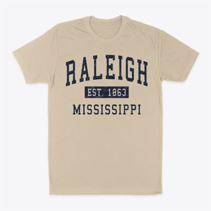 Raleigh Mississippi Classic Established Classic Dad T-Shirt