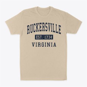 Ruckersville Virginia Classic Established Classic Dad T-Shirt