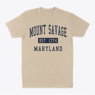 Mount Savage Maryland Classic Established Classic Dad T-Shirt