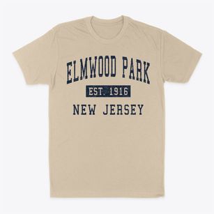 Elmwood Park New Jersey Classic Established Classic Dad T-Shirt