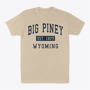 Big Piney Wyoming Classic Established Classic Dad T-Shirt