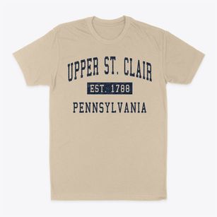 Upper St. Clair Pennsylvania Classic Established Classic Dad T-Shirt