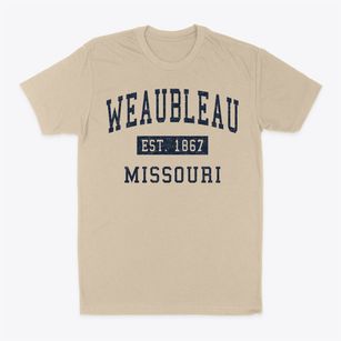 Weaubleau Missouri Classic Established Classic Dad T-Shirt
