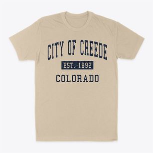 City Of Creede Colorado Classic Established Classic Dad T-Shirt