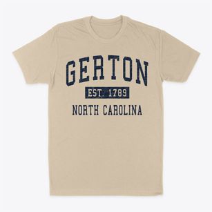 Gerton North Carolina Classic Established Classic Dad T-Shirt