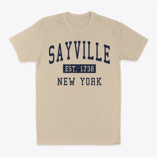 Sayville New York Classic Established Classic Dad T-Shirt