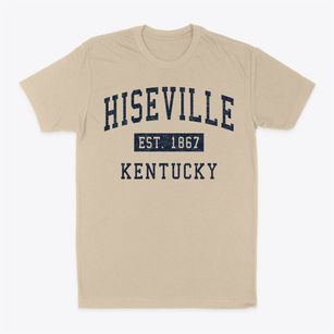 Hiseville Kentucky Classic Established Classic Dad T-Shirt