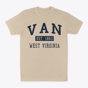 Van West Virginia Classic Established Classic Dad T-Shirt