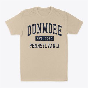 Dunmore Pennsylvania Classic Established Classic Dad T-Shirt