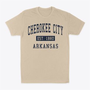 Cherokee City Arkansas Classic Established Classic Dad T-Shirt