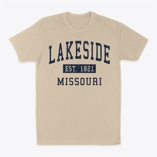 Lakeside Missouri Classic Established Classic Dad T-Shirt