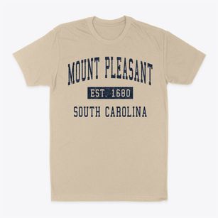 Mount Pleasant South Carolina Classic Established Classic Dad T-Shirt
